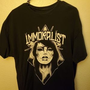 IMMORALIST band tee